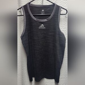 Adidas Men's Dark Gray Tank Top